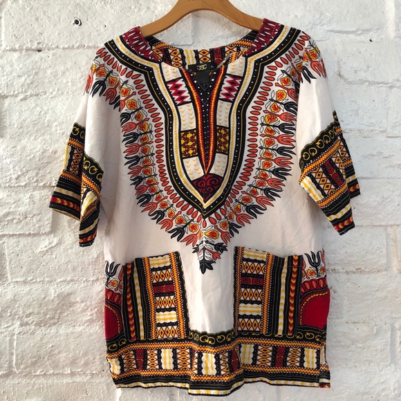 Tops - Vintage 80  blouse unisex tunic size XL